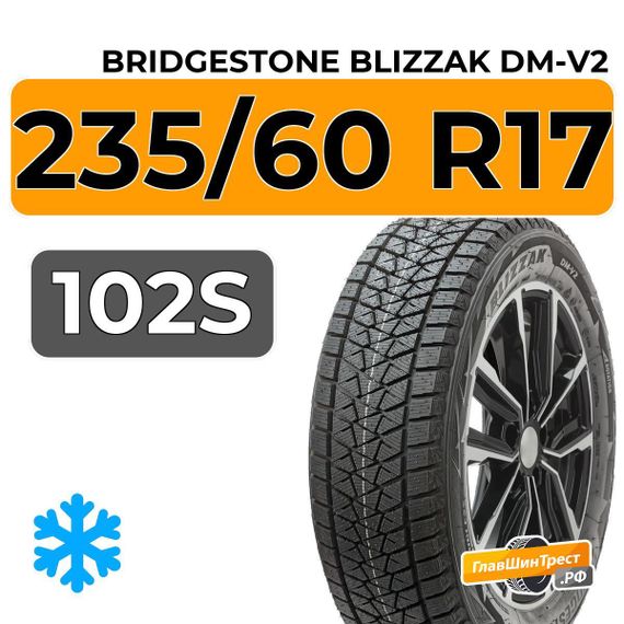 Bridgestone Blizzak DM-V2 235/60 R17 102S