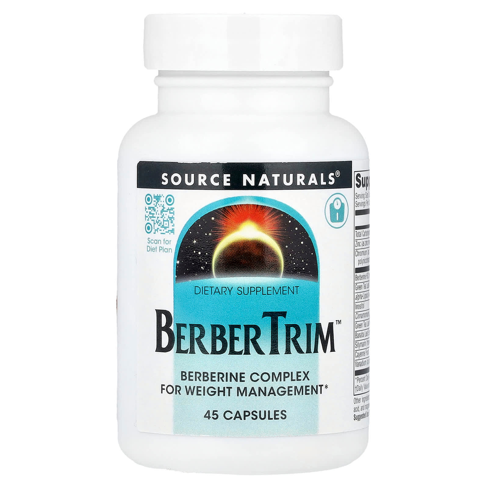 Source Naturals, BerberTrim™, 45 капсул