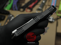 Нож Heretic Hydra V4 Single Edge S/E Standard - черная рукоять, светлый клинок