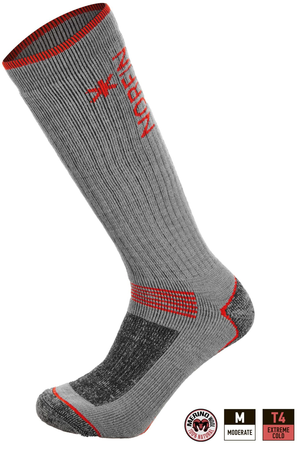 Носки Norfin T4M ARCTIC MERINO HEAVY LONG р.(39-41) M