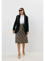 Юбка в клетку plus size