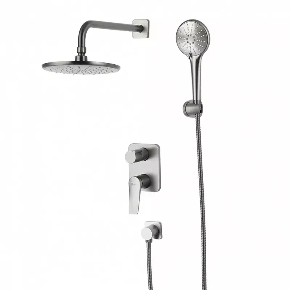 Смеситель для ванны и душа встраиваемый Lemark Bronx - LM3729GM