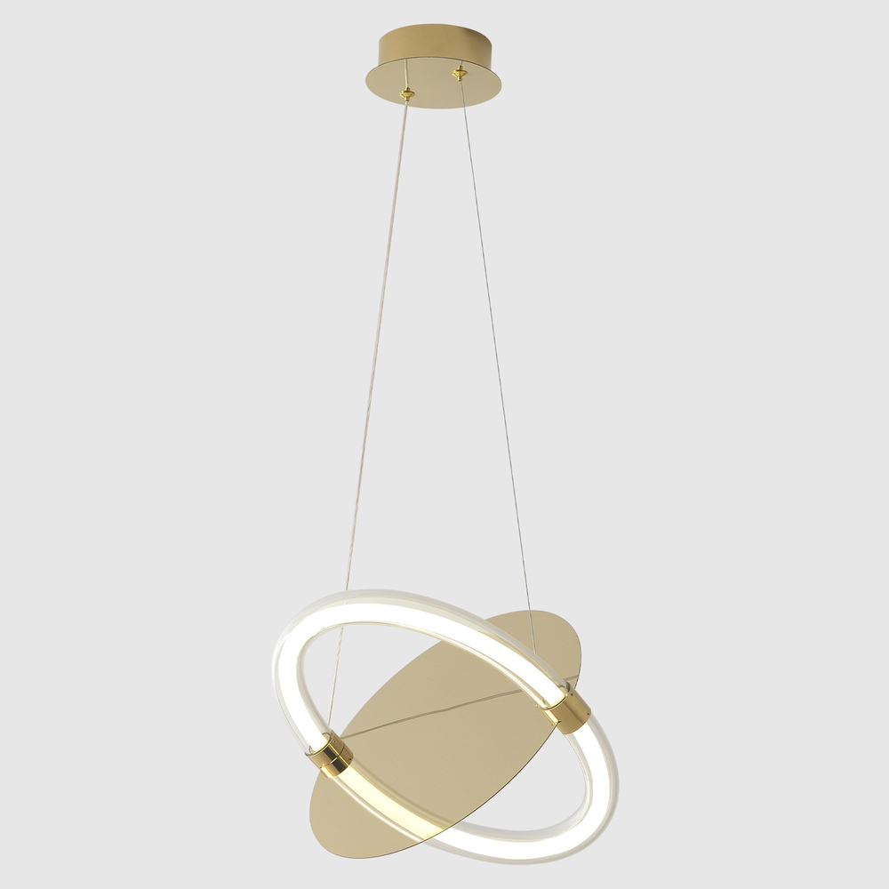Подвесной светодиодный светильник Crystal Lux NEBULA SP22W LED GOLD