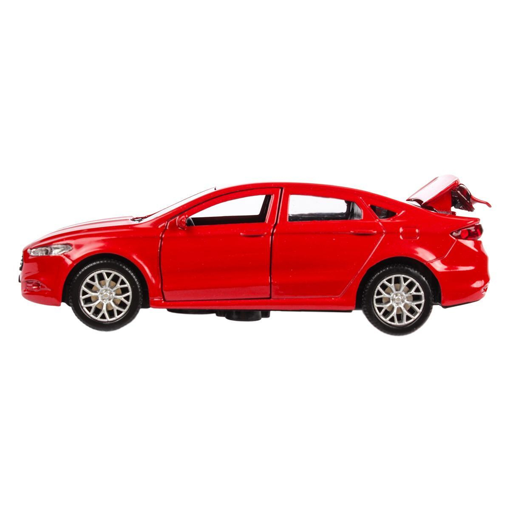 Модель ин. мет. "Ford Mondeo" 12см, откр дв, багаж, красный, коробка MONDEO-RD (Технопарк)