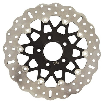 EBC BLACK CONTOUR FLOATING ROTOR 11.5" OD, 56.3mm ID, 3/8" 6mm thick