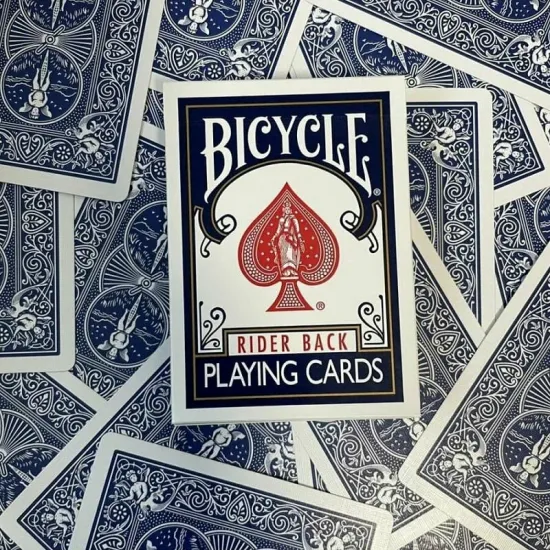 Карты игральные "Bicycle" 54 (Rider back) (Original USA) синие