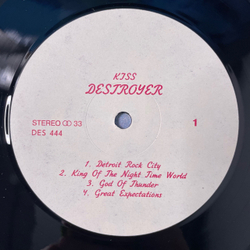 Винтажная виниловая пластинка LP Kiss Destroyer (Россия 1994)
