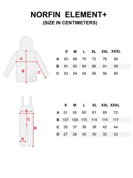 Костюм зимний Norfin ELEMENT + XL