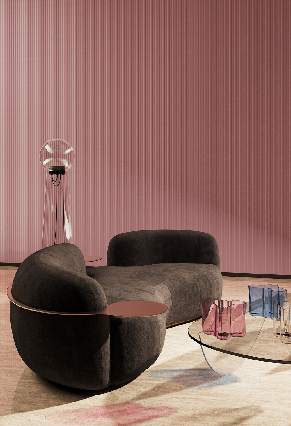 Обои Decaro Wallcoverings Volume Touch Verticals TST007