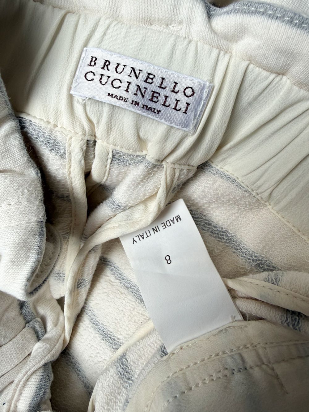 Хлопковые брюки Brunello Cucinelli, 128