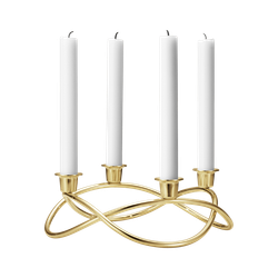 Подсвечник Georg Jensen Season Gold