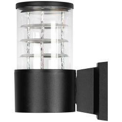 Светильник уличный настенный ЭРА «Асия» GBW-108-BL-0200 230В 1хЕ27 IP54 вверх черный | Садово-парковые светильники