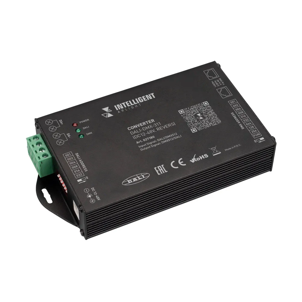 INTELLIGENT ARLIGHT Конвертер DALI-DMX-311(DC12-48V, REVERS) (IARL, -) INTELLIGENT ARLIGHT Конвертер DALI-DMX-311(DC12-48V, REVERS) (IARL, -)