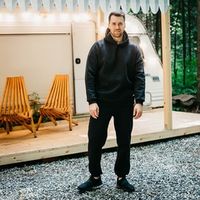 Худи оверсайз "Уголь" мужское утепленное