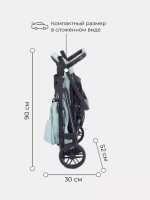Коляска детская MOWBaby "RIDE" RA082 Mint