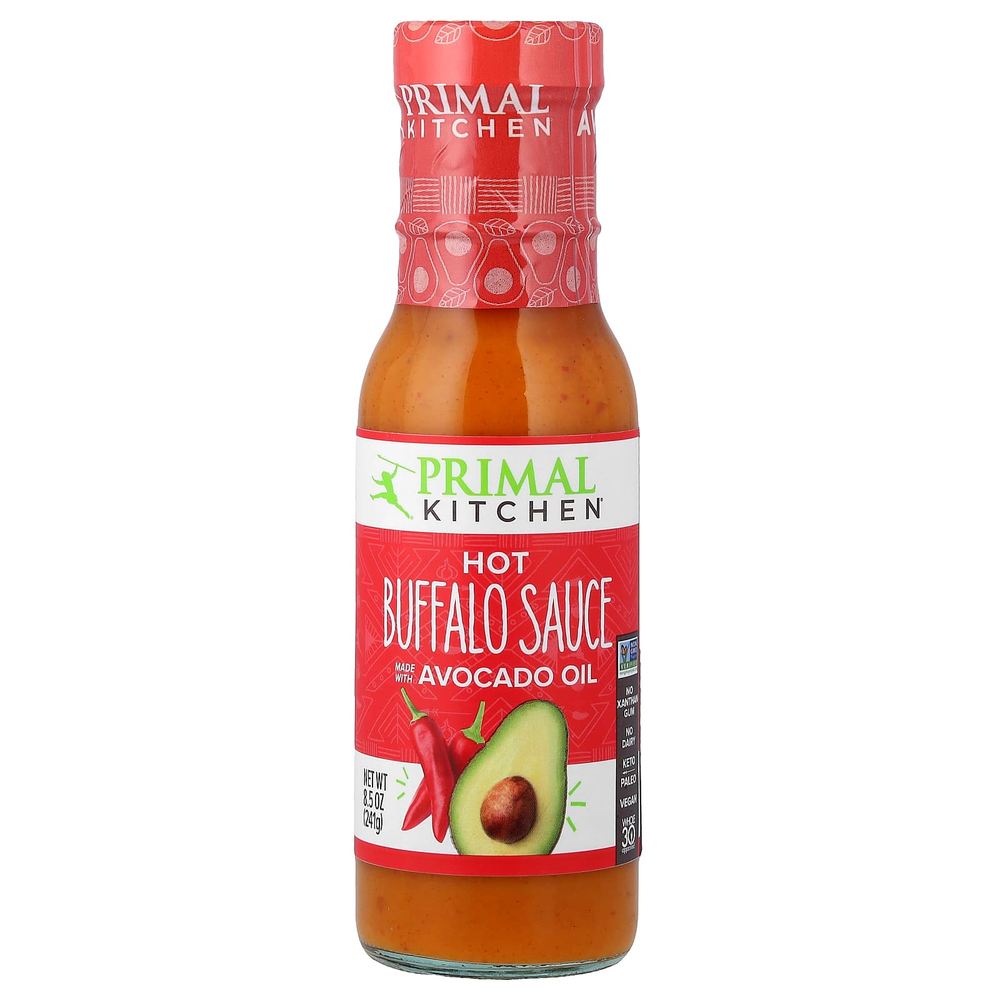 Primal Kitchen, Соус баффало, острый, 241 г (8,5 унции)