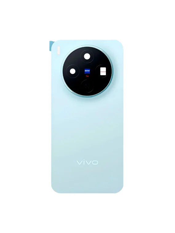 Задняя крышка для Vivo X300 Голубая (Blue) со стеклом камеры