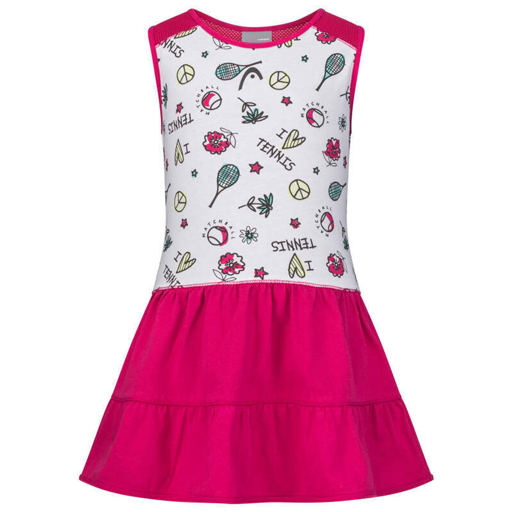 Платье для девочки теннисное Head Tennis Dress - mulberry