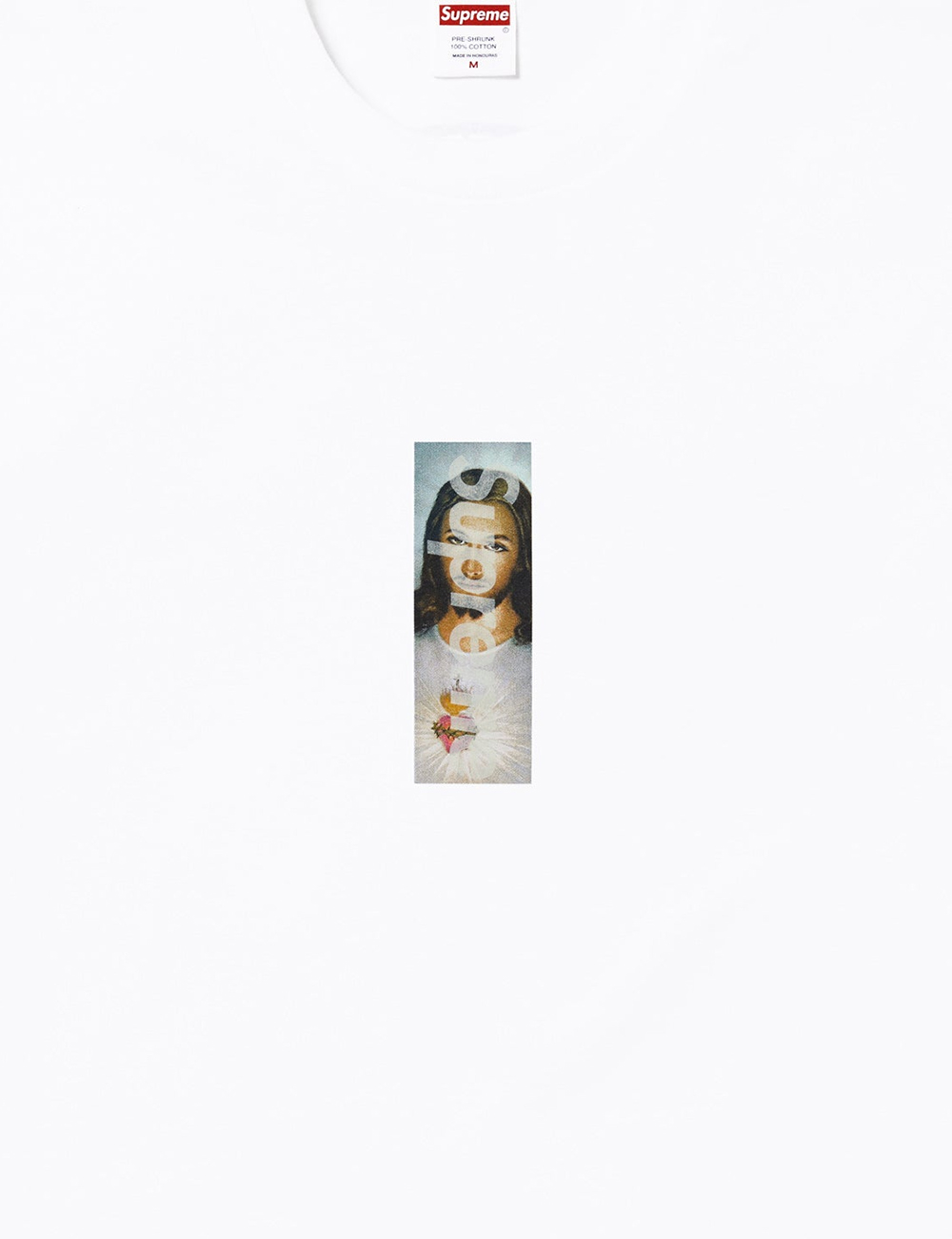 Supreme Prayer Card Box Logo Tee "White"