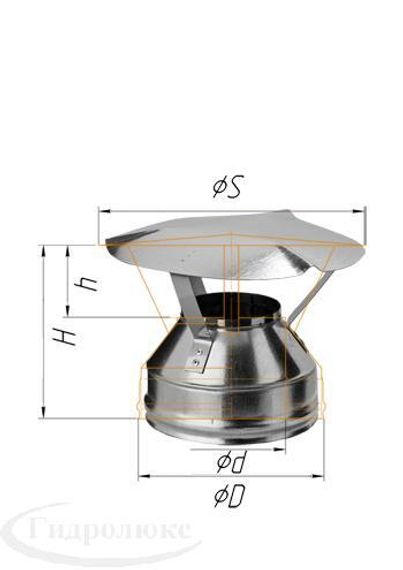 Оголовок Ferrum DN180*280 0,5/430 23096