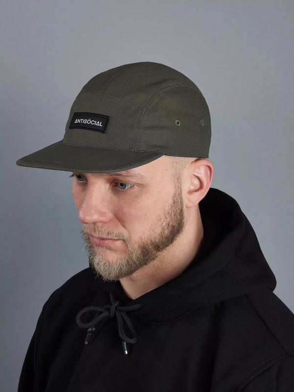 Кепка 5 panel patch Хаки - фото 1