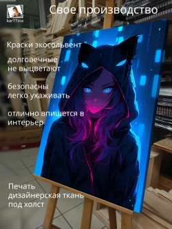 Картина Глазами мегаполиса интерьерная 50x70см 1шт.