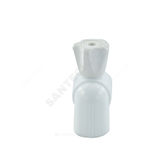 Кран шаровой PP-R белый Дн 25х3/4" НР угловой для радиатора VALFEX 10148025