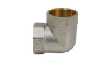 Угольник латунь никель Ду 15 (1/2") ВР/ВР 9001 ГОСТ 32585-2013 Aquasfera 9001-01