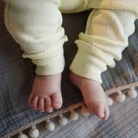 Ползунки "Нарцисс" из ажурного хлопка 0+