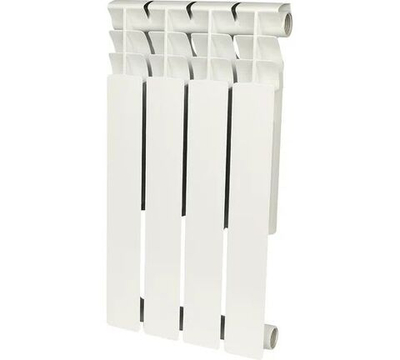 Биметаллический радиатор ROMMER Optima BM 500 4 секции RAL9016 89570