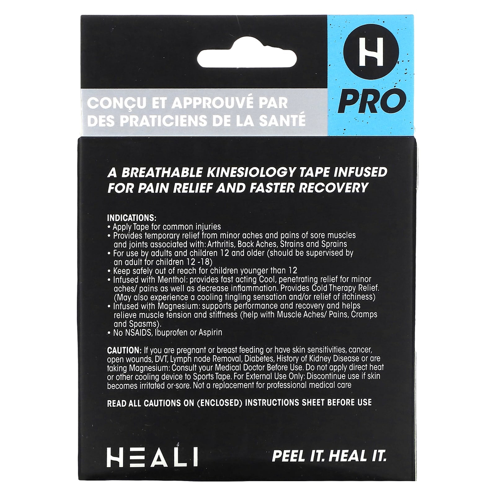 Heali Medical Corp, дышащая эластичная кинезиологическая лента, бежевый с изображением зебры, 20 предварительно нарезанных полосок