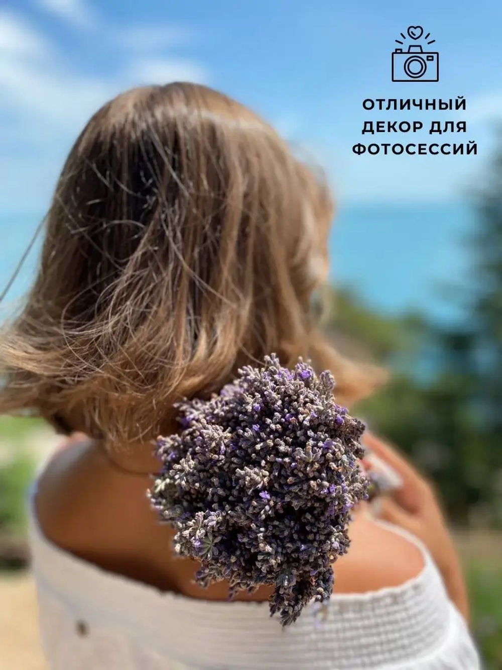Сухоцветы для декора цветы лаванда натуральная