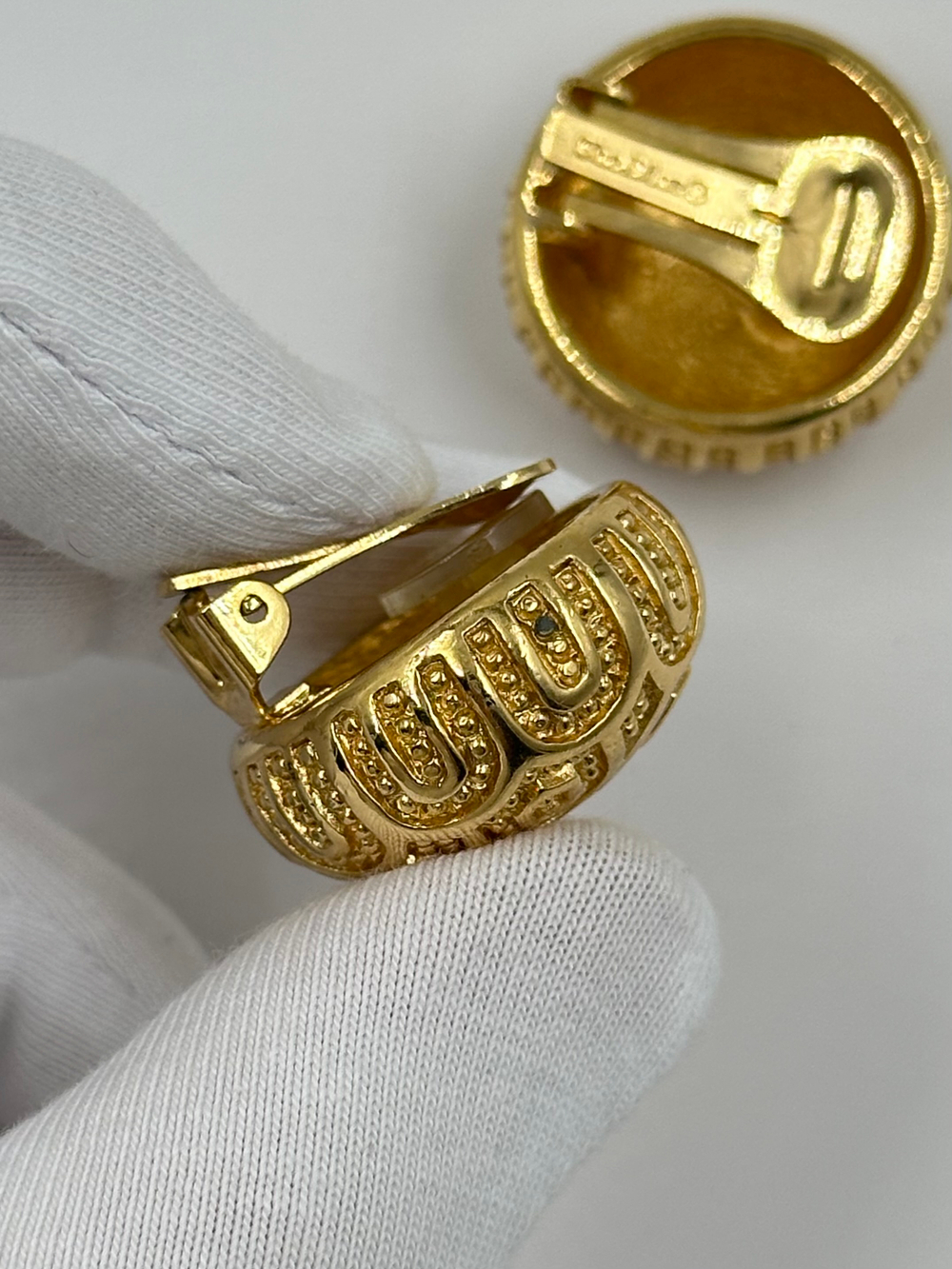Клипсы Christian Dior