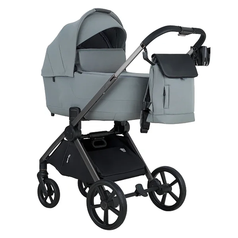 Коляска 2 в 1 Pituso Teffy Blue Tea шасси Graphite