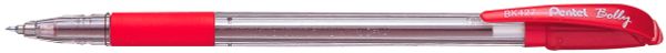 Ручка шариковая Pentel Bolly ⌀0.7 мм, 12 шт, BK427-B цвет чернил: красный