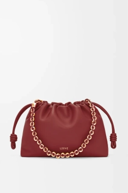 Loewe Сумка Flamenco среднего размера из мягкой кожи ягненка наппа, красный