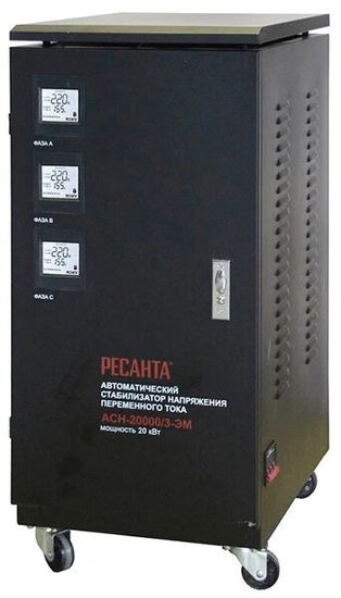 Стабилизатор напряжения РЕСАНТА АСН-20000/3-ЭМ