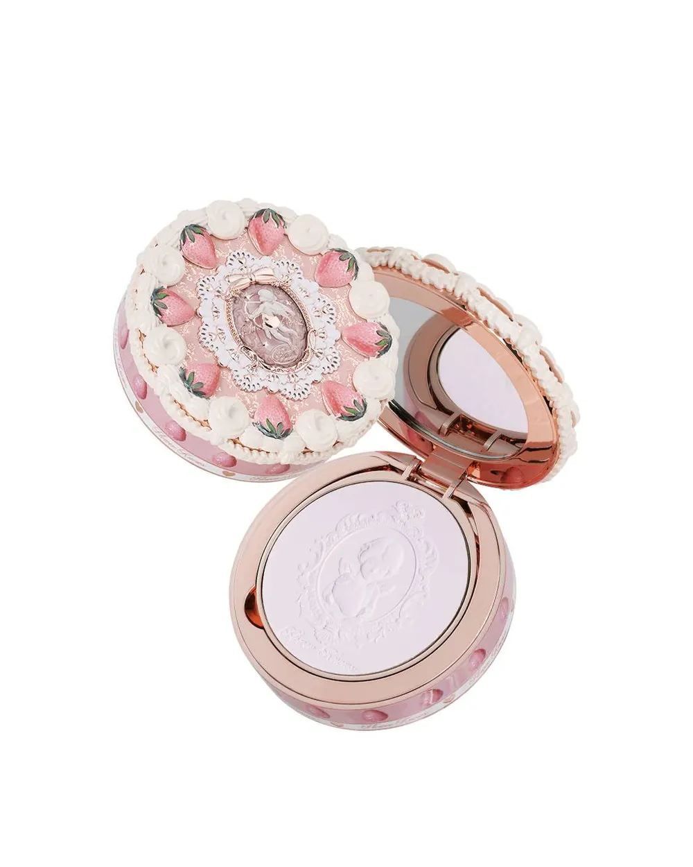 Прессованная пудра Flower Knows Strawberry Cupid - 01 Soft Lavender