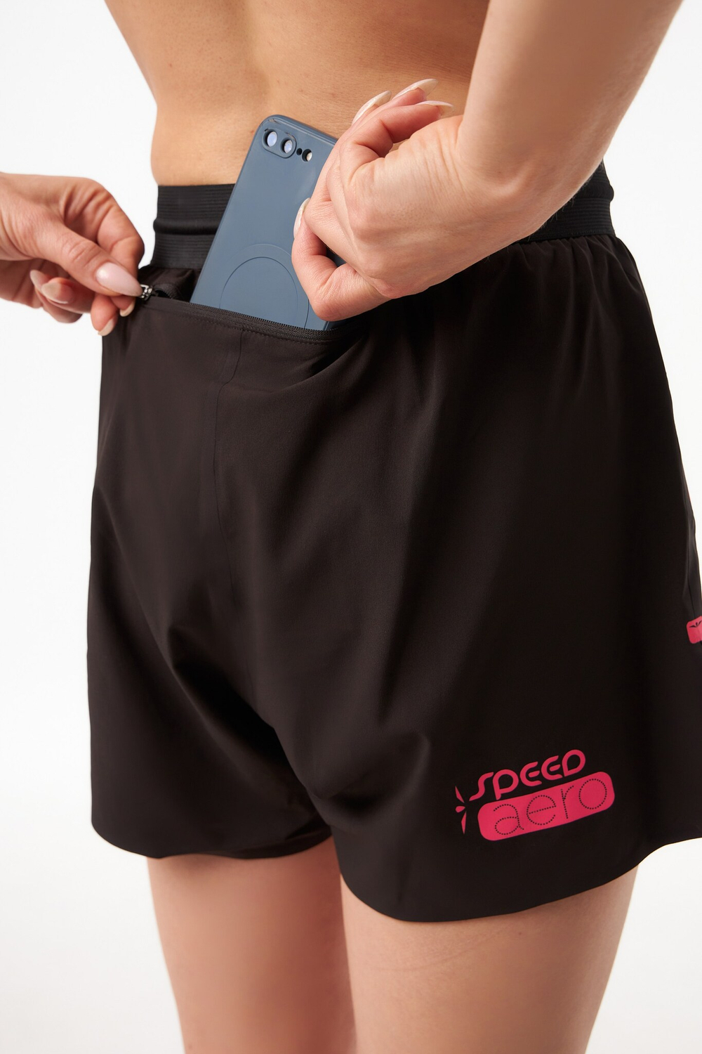 ШОРТЫ ЖЕНСКИЕ SPEED AERO 5 ELEVATE 2IN1 SHORT | BLACK PINK