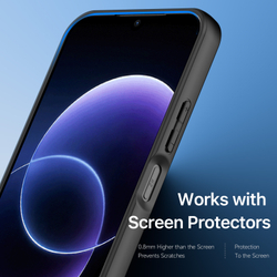 Чехол прозрачный с черными рамками для Xiaomi Redmi 17C 5G, серия Aimo Series Case от Dux Ducis