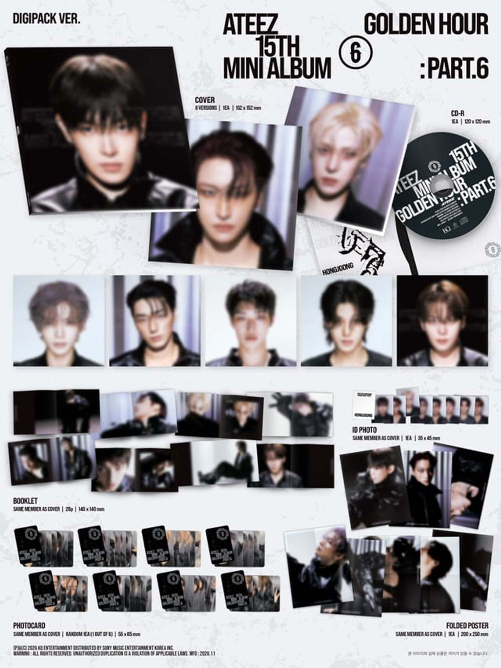 [Альбом] ATEEZ - GOLDEN HOUR : Part.6 (DIGIPACK VER.)