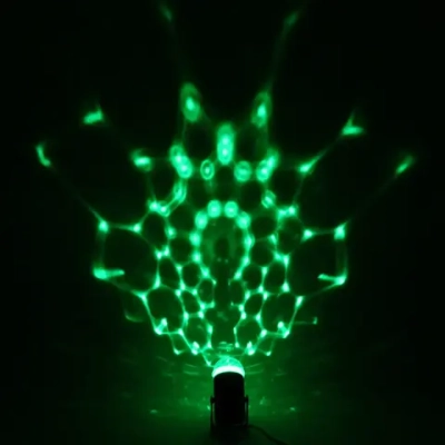 Диско-шар светодиодный «Кристалл», RGB (красный, зеленый, синий), с возм. крепления к стене (220V)
