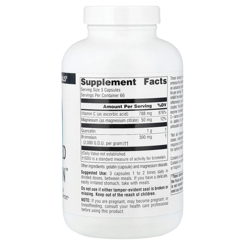 Source Naturals, Activated Quercetin™, 200 капсул
