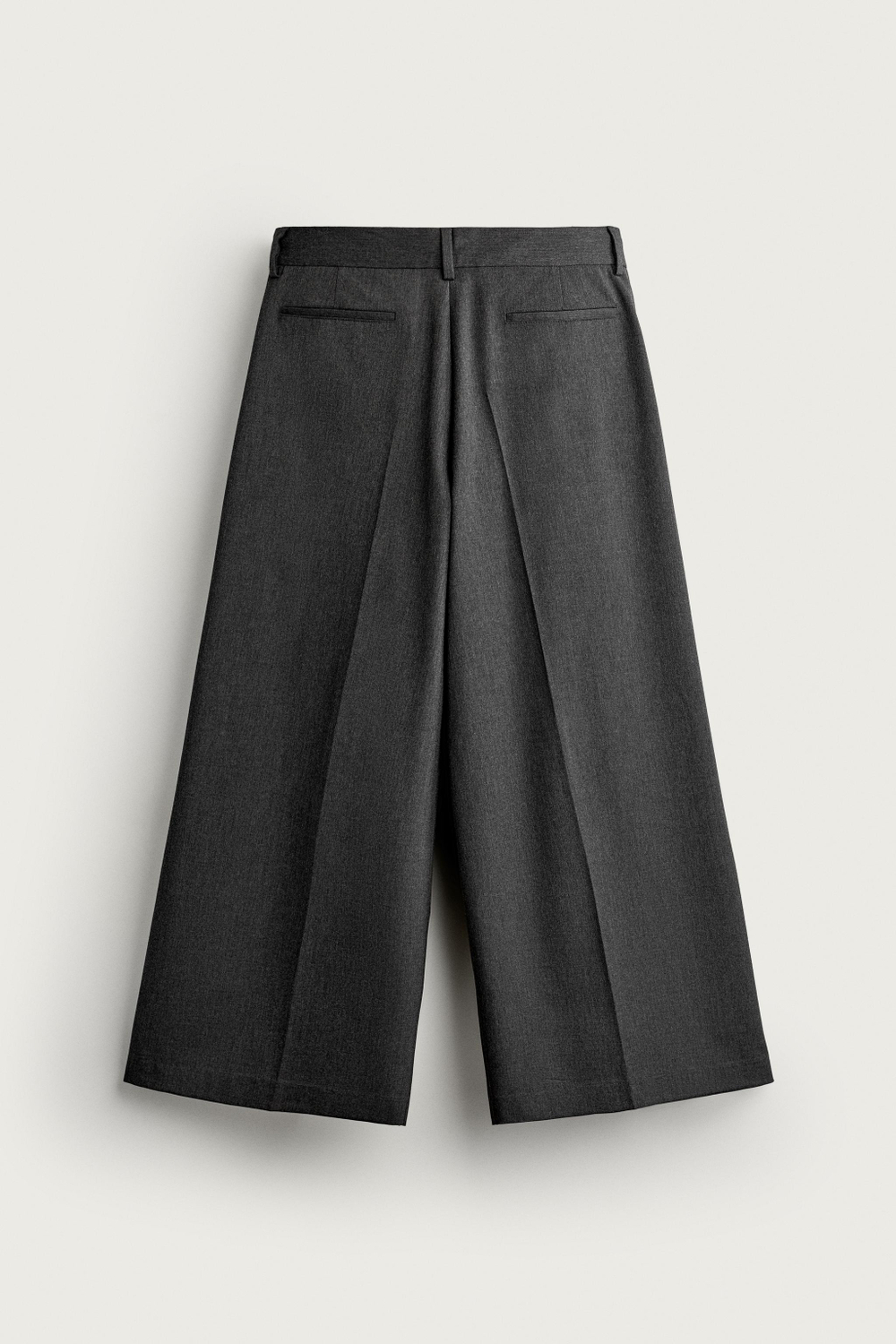 БРЮКИ WIDE FIT СО СКЛАДКАМИ — ZARA
