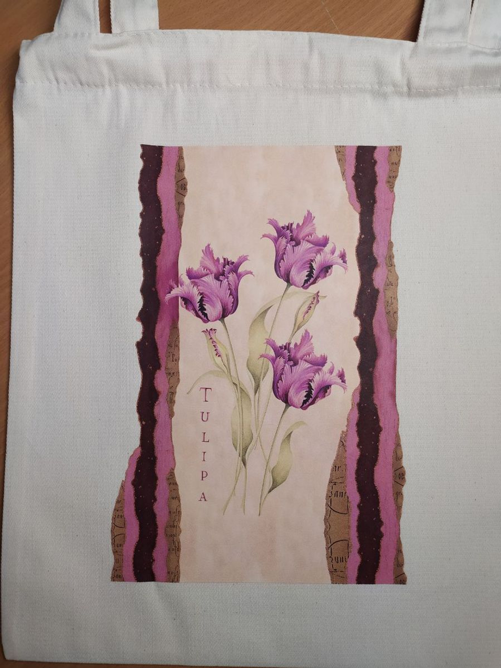 Красивая сумка шоппер Tulipa