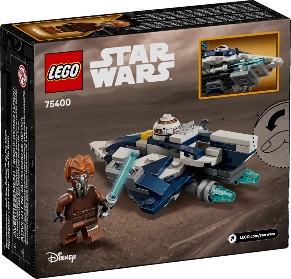Конструктор LEGO Star Wars 75400 Микро-истребитель Пло Куна Звездный истребитель джедаев