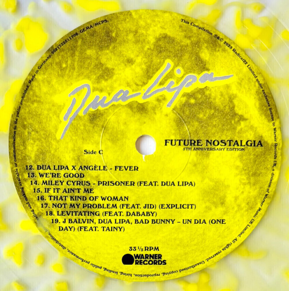 Dua Lipa / Future Nostalgia (5th Anniversary)(Coloured Vinyl)(3LP)