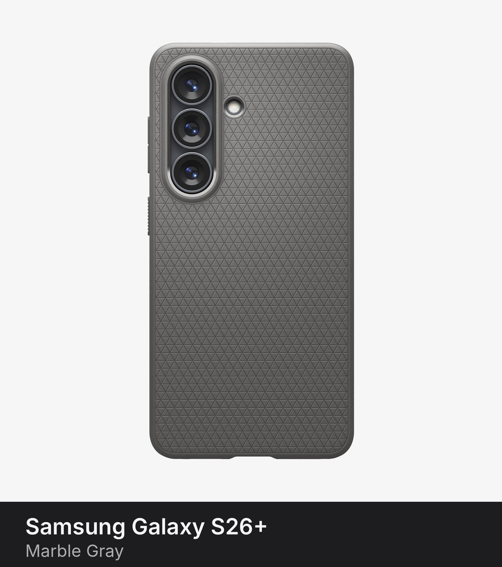 Чехол Spigen Liquid Air для Samsung Galaxy S26+ Marble Gray