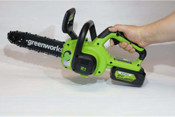 Пила цепная аккумуляторная GREENWORKS 24 V с акб и з/у   2007707UB