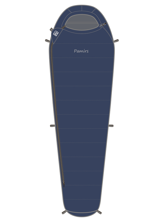 СПАЛЬНЫЙ МЕШОК ПУХОВЫЙ BASK PAMIRS V2 700+ XL
